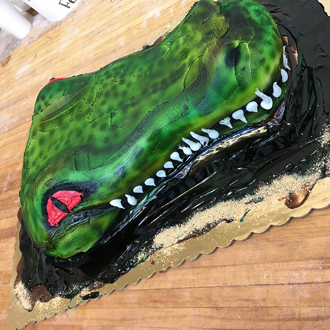 Gator Head Cake